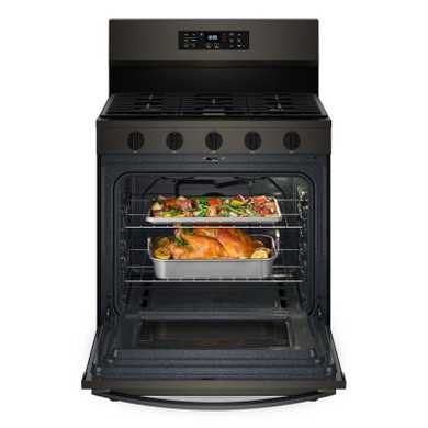 Whirlpool® 30-inch Gas Range with Air Cooking Technology, No Preheat Air Fry and Air Baking and Self Clean WFGS5030RV