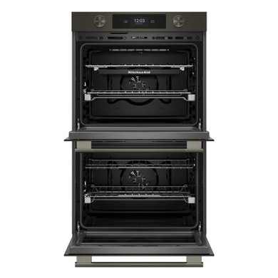 Kitchenaid® Smart Double Wall Oven with Assisted Cooking Modes KOED730SBE