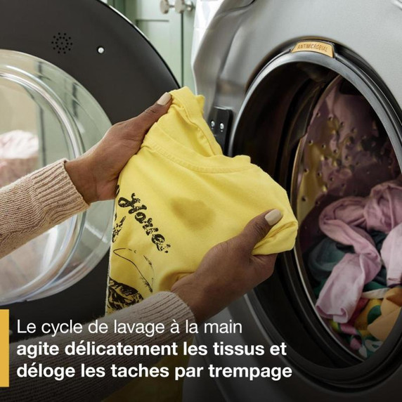 Whirlpool® Smart ENERGY STAR® Front Load Laundry Tower 5.2 cu. ft. Washer & 7.4 cu. ft. Electric Dryer with UV Clean Technology and FreshFlow™ Vent System YWEF5727TR
