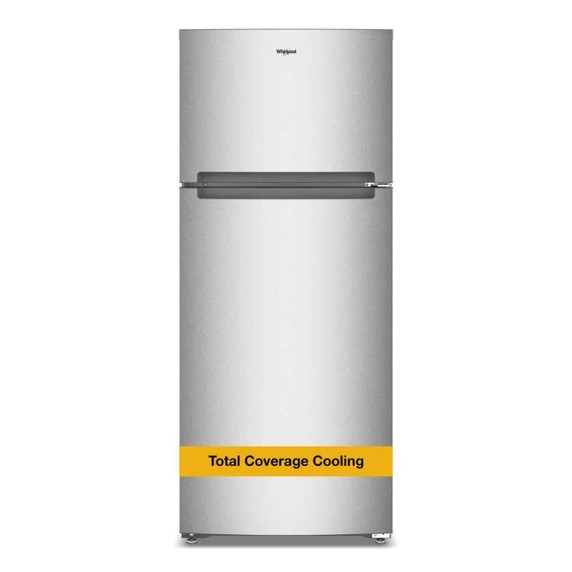 Whirlpool® 28-inch Wide Top Freezer Refrigerator with Total Coverage Cooling- 18.0 Cu. Ft. WRTX5118TZ