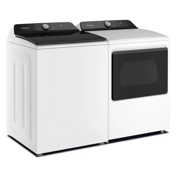 Whirlpool® 7.5 cu. ft. Smart Electric Top Load Dryer with Steam Iron and AI Dry YWED8509TW