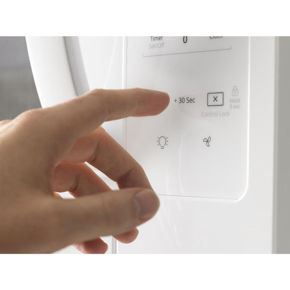 Whirlpool® 1.7 cu. ft. Microwave Hood Combination with Electronic Touch Controls YWMH31017HW