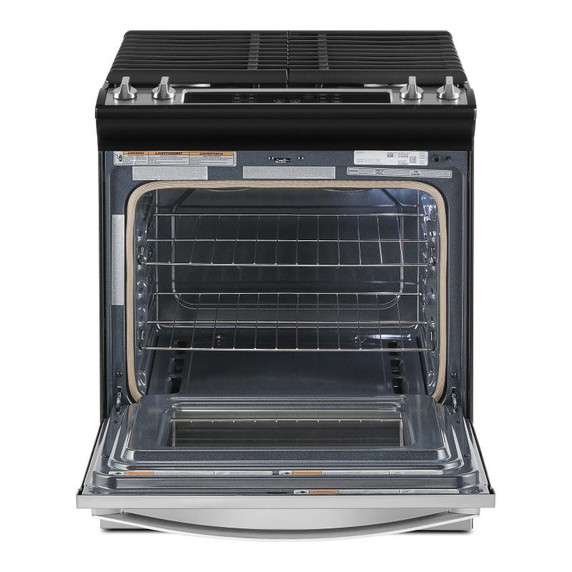 5.0 Cu. Ft. Whirlpool® Gas Range with Frozen Bake™ Technology WEG515S0LS