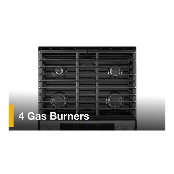 5.0 Cu. Ft. Whirlpool® Gas Range with Frozen Bake™ Technology WEG515S0LS