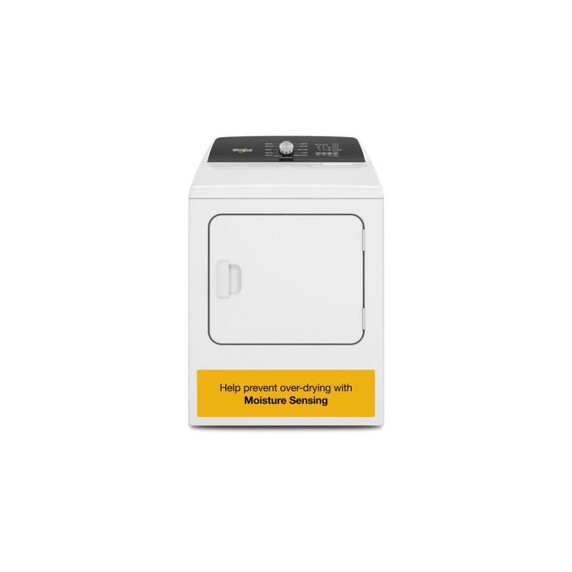 Whirlpool® 7.0 Cu. Ft. Top Load Gas Moisture Sensing Dryer with Steam WGD5050LW