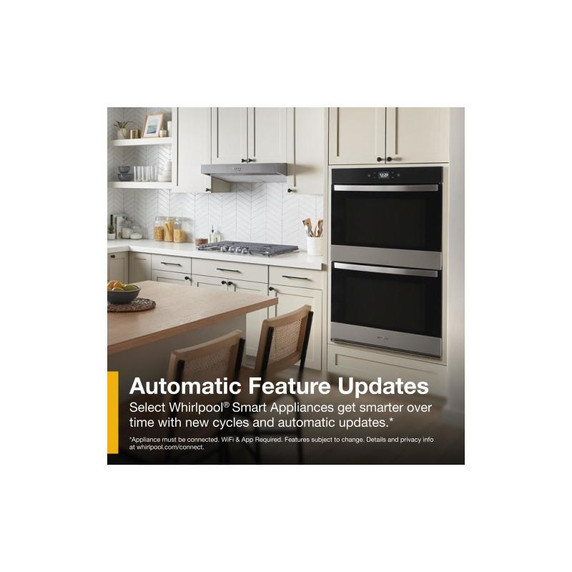 Whirlpool® 8.6 Total Cu. Ft. Double Wall Oven with Air Fry When Connected WOED5027LZ Whirlpool® 8.6 Total Cu. Ft. Double Wall Oven with Air Fry When Connected WOED5027LZ