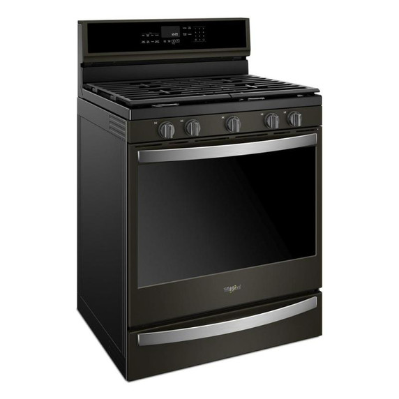 Whirlpool® 5.8 Cu. Ft. Smart Freestanding Gas Range with EZ-2-Lift™ Grates WFG975H0HV