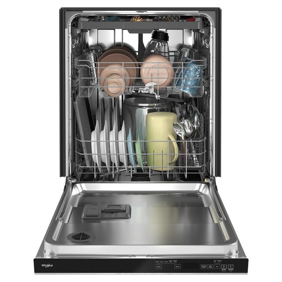 Whirlpool® 24” Stainless Steel Dishwasher with AI Intelligent Wash - 47 dBA WDTA50SAKZ