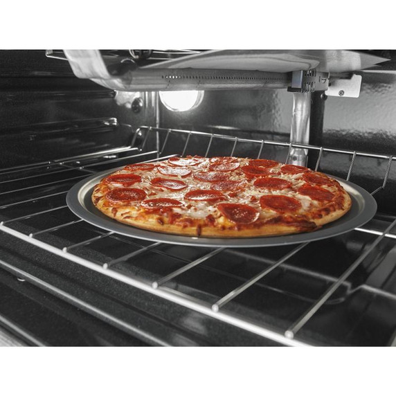 Whirlpool® 6.0 Cu. Ft. Gas Double Oven Range with Center Oval Burner WGG745S0FS