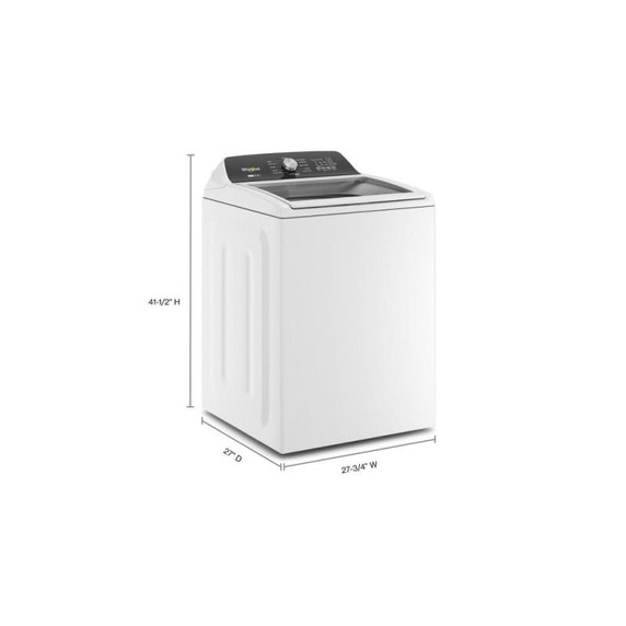 Whirlpool® 5.4 - 5.5 Cu. Ft. I.E.C. Capacity Top Load Washer with Removable Agitator WTW5057LW