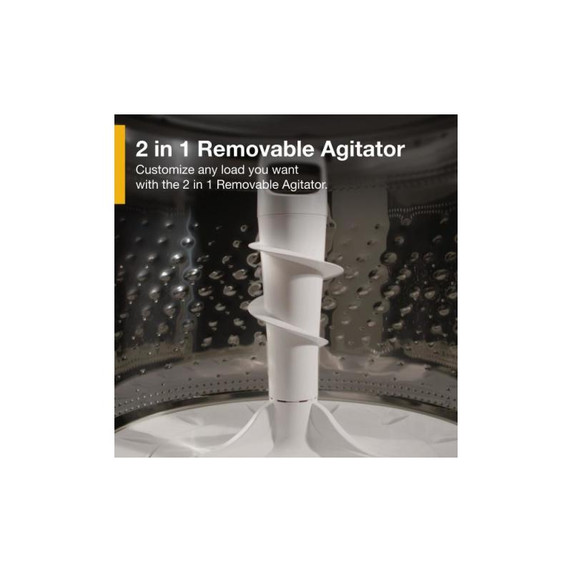 Whirlpool® 5.4 - 5.5 Cu. Ft. I.E.C. Capacity Top Load Washer with Removable Agitator WTW5057LW