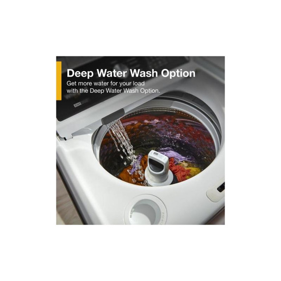 Whirlpool® 5.4 - 5.5 Cu. Ft. I.E.C. Capacity Top Load Washer with Removable Agitator WTW5057LW