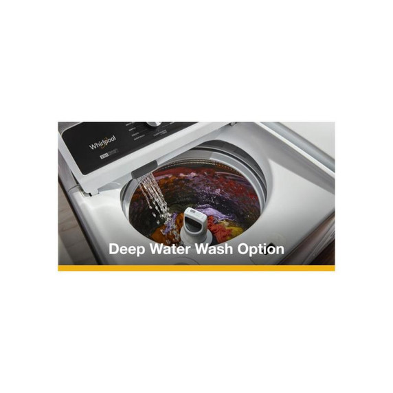 Whirlpool® 5.4 - 5.5 Cu. Ft. I.E.C. Capacity Top Load Washer with Removable Agitator WTW5057LW
