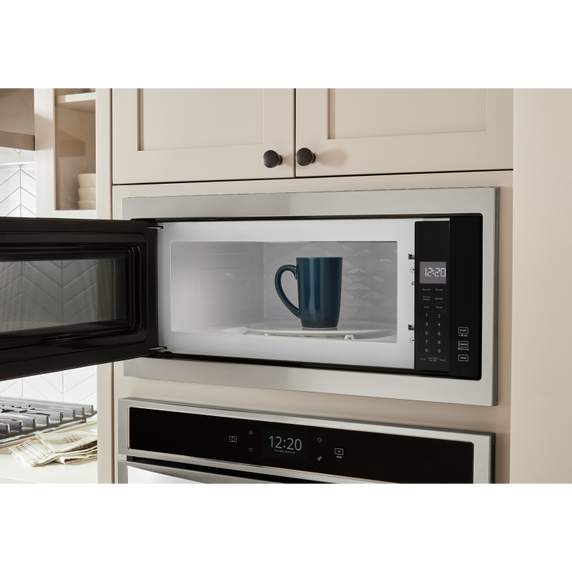 Whirlpool® 1.1 cu. ft. Built-In Microwave with Slim Trim Kit - 14 Height YWMT50011KS