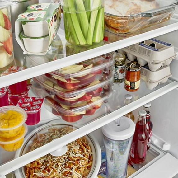 Whirlpool® 31-inch Wide All Refrigerator with LED Lighting - 18 cu. ft. WRR56X18FW