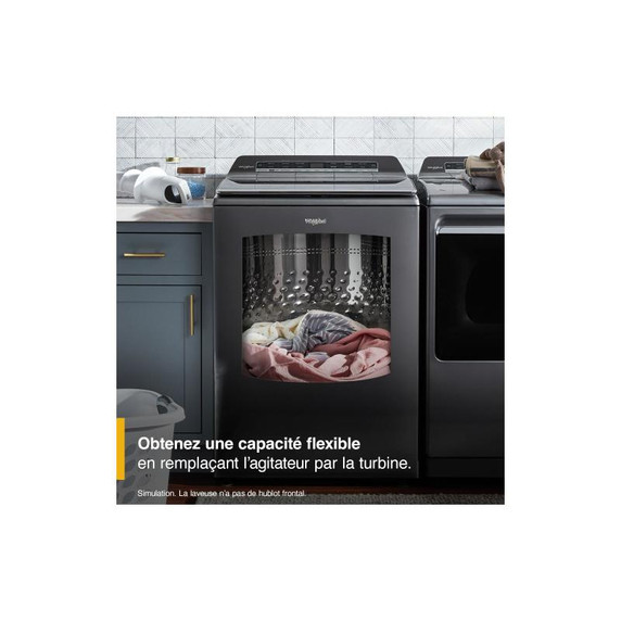 Whirlpool® 6.0 - 6.1 cu. ft.(IEC) Top Load Washer with 2 in 1 Removable Agitator WTW8127LC