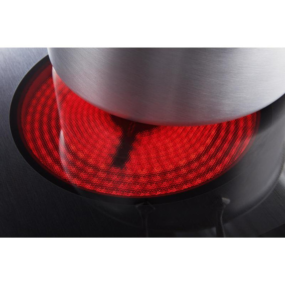 Whirlpool® 30-inch Electric Ceramic Glass Cooktop with Dual Radiant Element WCE55US0HS Whirlpool® 30-inch Electric Ceramic Glass Cooktop with Dual Radiant Element WCE55US0HS