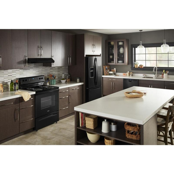 4.8 cu. ft. Whirlpool® electric range with Keep Warm setting YWFC150M0JB