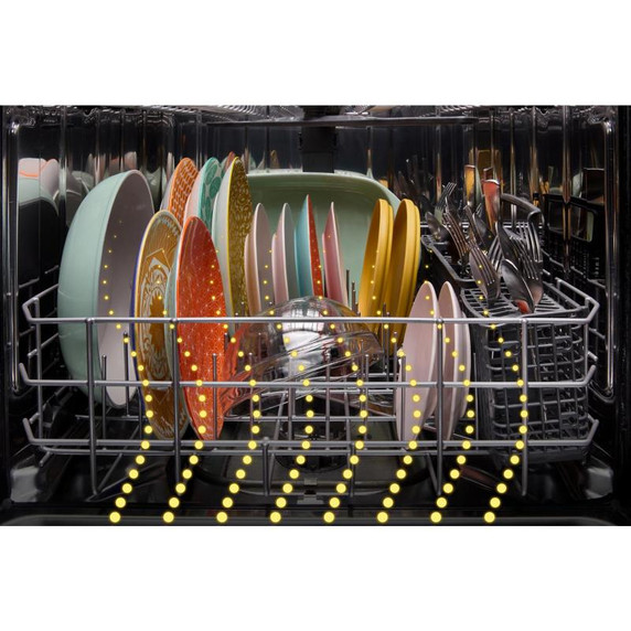 Whirlpool® 24” Stainless Steel Dishwasher with AI Intelligent Wash - 47 dBA WDTA50SAKB Whirlpool® 24” Stainless Steel Dishwasher with AI Intelligent Wash - 47 dBA WDTA50SAKB