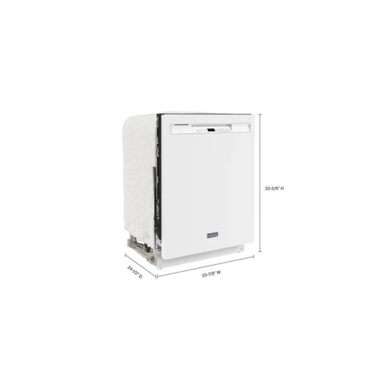 Maytag® Stainless steel tub dishwasher with Dual Power Filtration MDB4949SKW