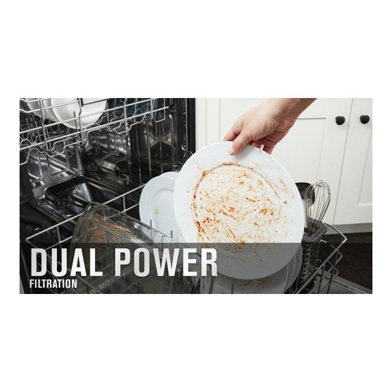 Maytag® Stainless steel tub dishwasher with Dual Power Filtration MDB4949SKW