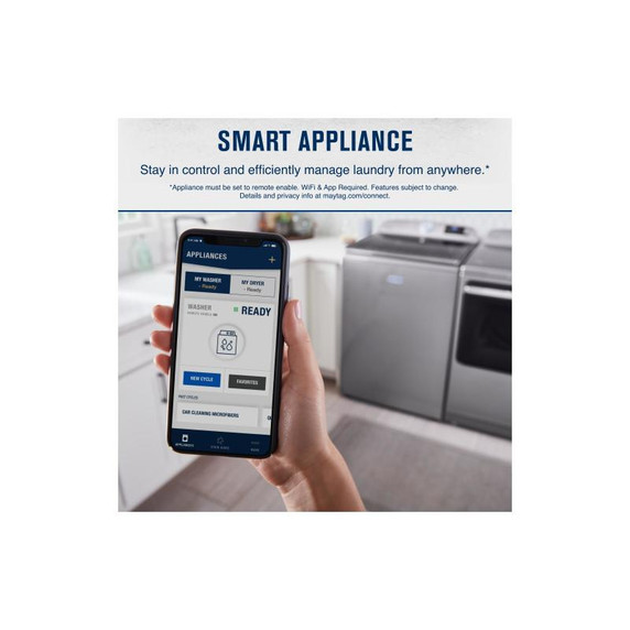 Maytag® Smart Top Load Washer with Extra Power Button - 6.0 IEC cu. ft. MVW7230HC Maytag® Smart Top Load Washer with Extra Power Button - 6.0 IEC cu. ft. MVW7230HC