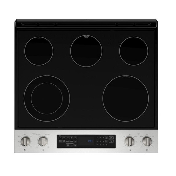 Maytag® 30-Inch Wide Slide-In Electric Range With Air Fry - 6.4 Cu. Ft. YMES8800PZ Maytag® 30-Inch Wide Slide-In Electric Range With Air Fry - 6.4 Cu. Ft. YMES8800PZ