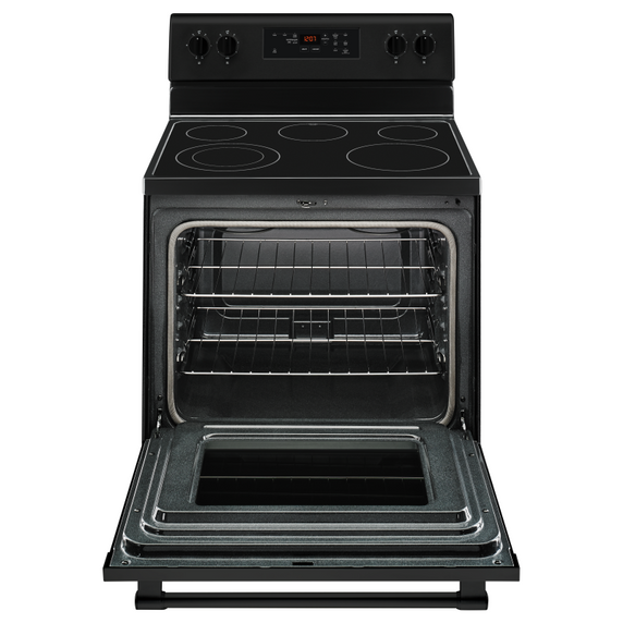 Maytag® 30-Inch Wide Electric Range With Shatter-Resistant Cooktop - 5.3 Cu. Ft. YMER6600FB