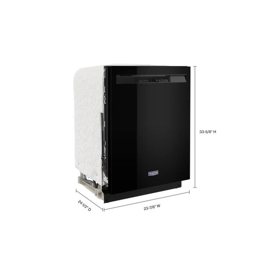 Maytag® Stainless steel tub dishwasher with Dual Power Filtration MDB4949SKB