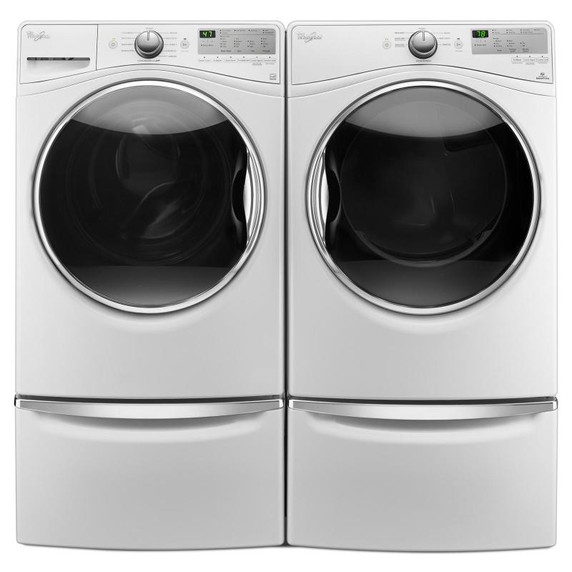 Maytag® 15.5" (39.4 cm) Pedestal for Front Load Washer and Dryer with Storage XHPC155XW Maytag® 15.5" (39.4 cm) Pedestal for Front Load Washer and Dryer with Storage XHPC155XW