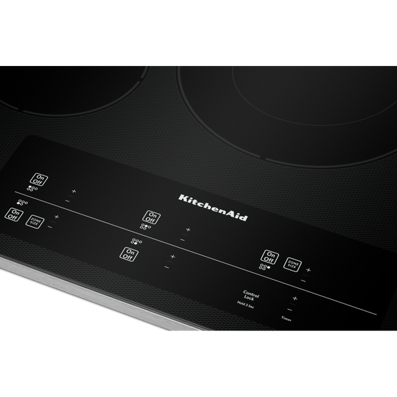 Kitchenaid® 30 Electric Cooktop with 5 Elements and Touch-Activated Controls KCES950KSS