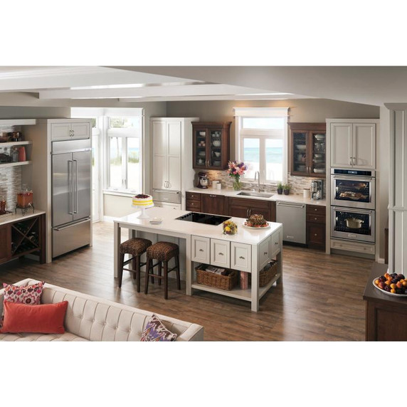 Kitchenaid® 20.8 Cu. Ft. 36" Width Built In Stainless Steel French Door Refrigerator with Platinum Interior Design KBFN506ESS Kitchenaid® 20.8 Cu. Ft. 36" Width Built In Stainless Steel French Door Refrigerator with Platinum Interior Design KBFN506ESS