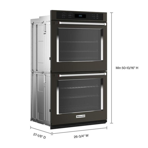 KitchenAid® 27" Double Wall Oven with Air Fry Mode KOED527PBS