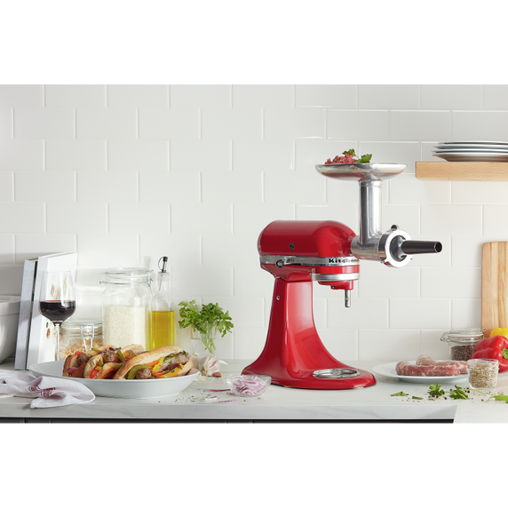 Kitchenaid® Metal Food Grinder Attachment KSMMGA