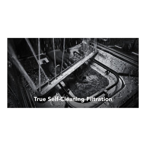 Kitchenaid® 44 dBA Dishwasher in PrintShield™ Finish with 360° Max Jets™ Third Rack KDPM604KBS