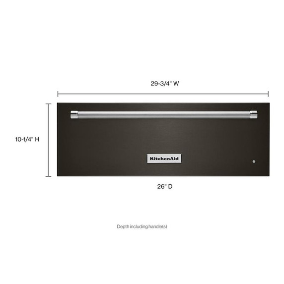 Kitchenaid® 30'' Slow Cook Warming Drawer with PrintShield™ Finish KOWT100EBS