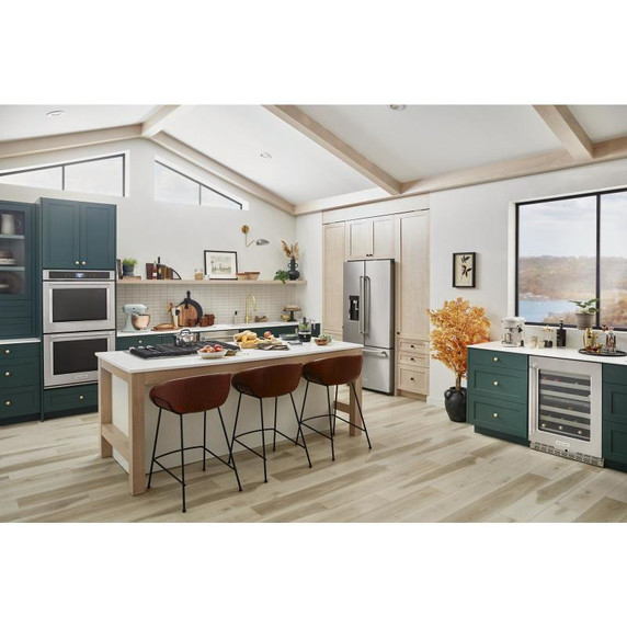 Kitchenaid® 24" Undercounter Wine Cellar with Glass Door and Metal-Front Racks KUWR314KSS Kitchenaid® 24" Undercounter Wine Cellar with Glass Door and Metal-Front Racks KUWR314KSS