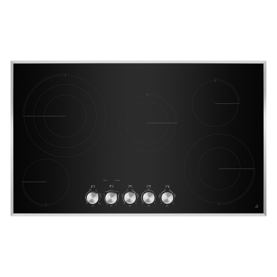 Jennair® Lustre Stainless 36 Electric Radiant Cooktop JEC3536HS