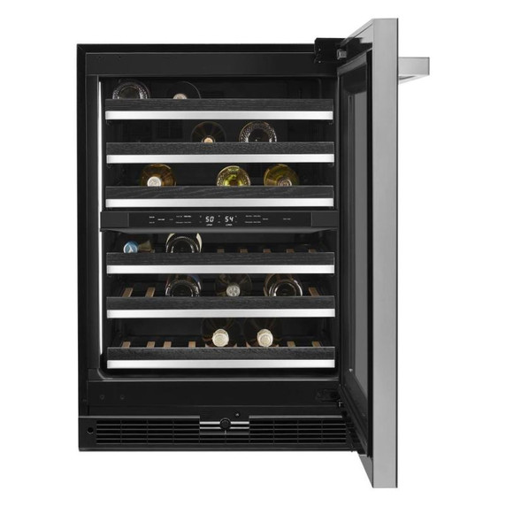 Jennair® NOIR™ 24" Built-In Undercounter Wine Cellar, Right Swing JUWFR242HM