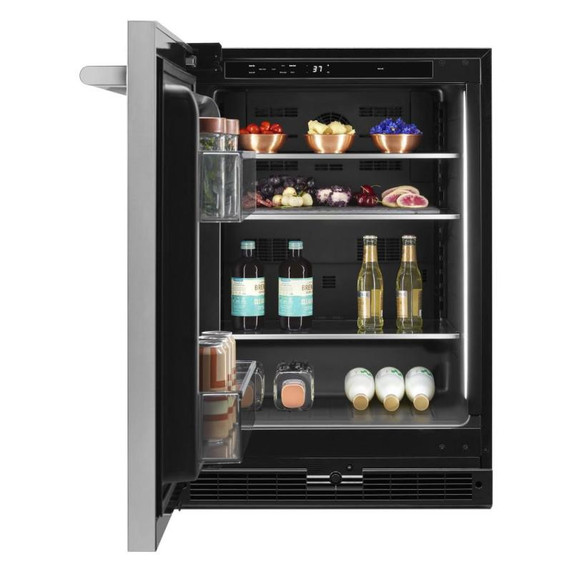 Jennair® RISE™ 24"  Under Counter Solid Door Refrigerator, Left Swing JURFL242HL
