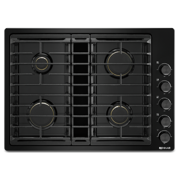 Jennair® 30” JX3™ Gas Downdraft Cooktop JGD3430GB