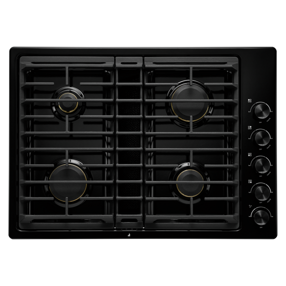 Jennair® 30” JX3™ Gas Downdraft Cooktop JGD3430GB