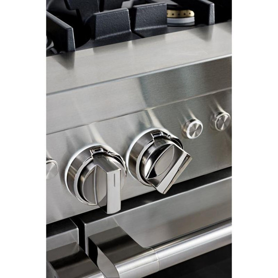 Jennair® 48" RISE™ Dual-Fuel Professional-Style Range with Chrome-Infused Griddle JDRP548HL