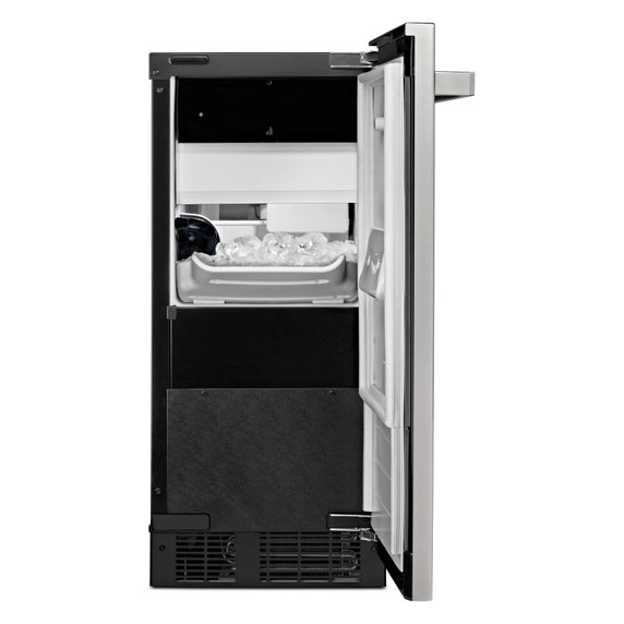 Jennair® Panel-Ready 15 Undercounter Ice Machine with Articulating Hinge with Drain Pump JUIFX15HX