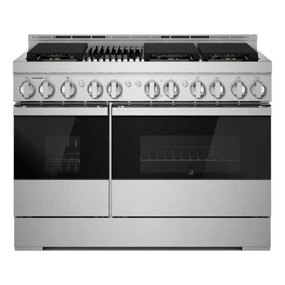 Jennair® NOIR™ 48 Gas Professional-Style Range with Grill JGRP648HM