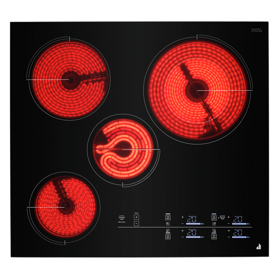 Jennair® Oblivion 24 Electric Radiant Cooktop with Emotive Controls JEC4424KB