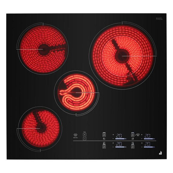 Jennair® Oblivion 24" Electric Radiant Cooktop with Emotive Controls JEC4424KB