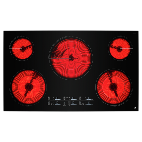 Jennair® Oblivion 36 Electric Radiant Cooktop with Emotive Controls JEC4536KB