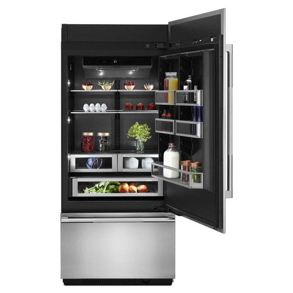 Jenn-Air® 36” Fully Integrated Built-In Bottom-Freezer Refrigerator (Right-Hand Door Swing) JB36NXFXRE