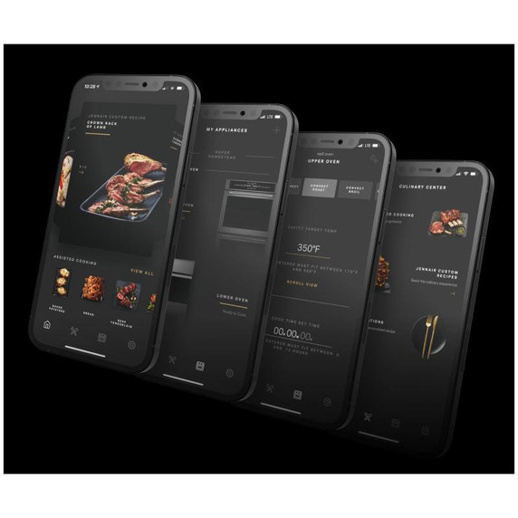 Jennair® NOIR™ 48" Dual-Fuel Professional-Style Range with Chrome-Infused Griddle and Steam Assist JDSP548HM Jennair® NOIR™ 48" Dual-Fuel Professional-Style Range with Chrome-Infused Griddle and Steam Assist JDSP548HM